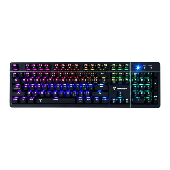 Tempest K10 RGB Manual