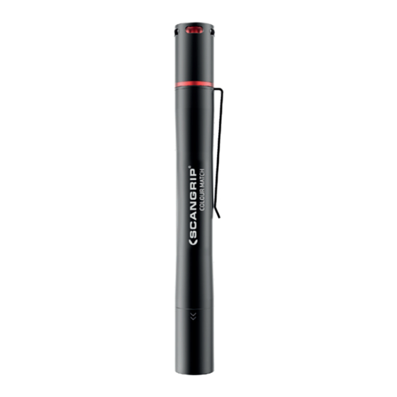 SCANGRIP MATCHPEN R Manual Del Usuario