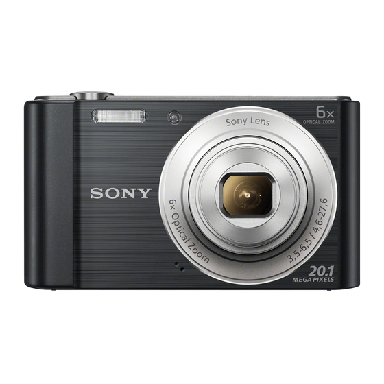 Sony Cyber-shot DSC-W810 Guia De Ayuda