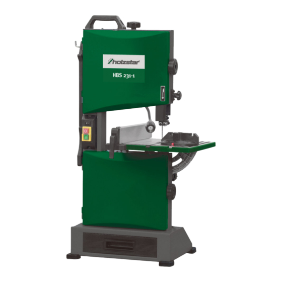 holzstar HBS Serie Manual De Instrucciones