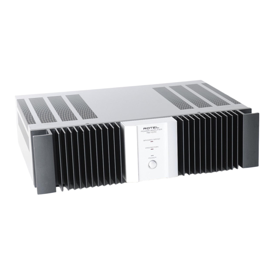 Rotel RB-1070 Manual De Instrucciones
