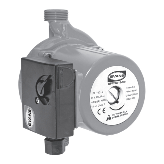 Evans BP120W15-090 Manual De Propietario