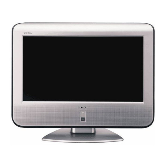 Sony Wega KLV-L23M1 Manual De Instrucciones