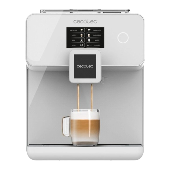 cecotec Power Matic-ccino 8000 Touch Manuales