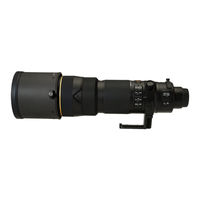 Nikon AF-S VR Zoom-Nikkor ED200–400mm f/4 IF Manual De Instrucciones