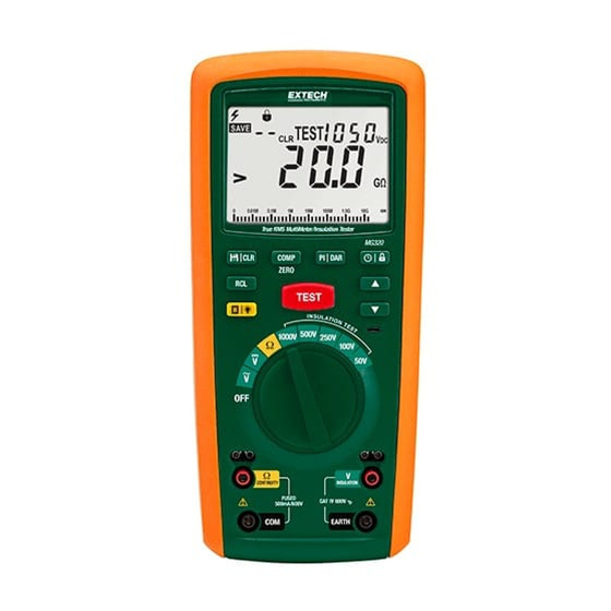 Extech Instruments MG320 Manual Del Usuario