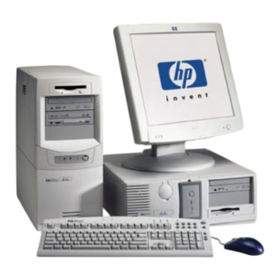 HP vectra vl800 Guía De Resolución De Problemas