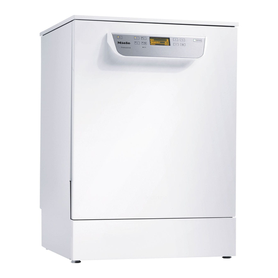 Miele PG 8055 Plano De Instalación