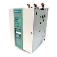 Siemens SIMOREG DC-MASTER 6RA70 Manual De Usuario