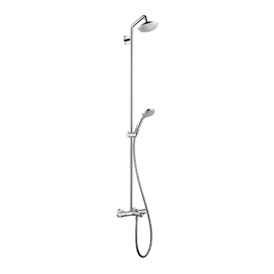 Hansgrohe Croma Showerpipe 27143000 Modo De Empleo/Instrucciones De Montaje