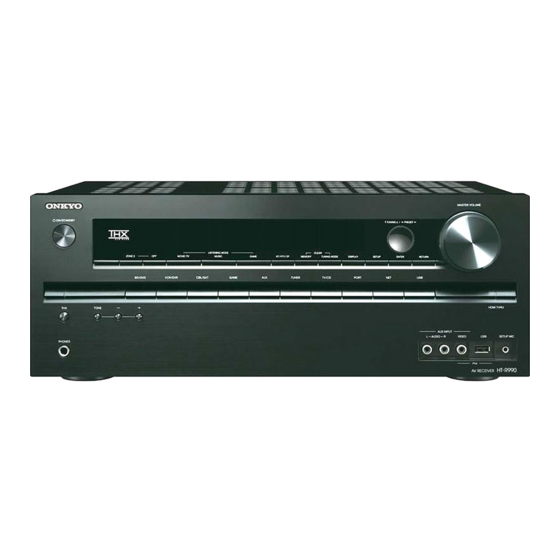 Onkyo HT-R990 Manuales