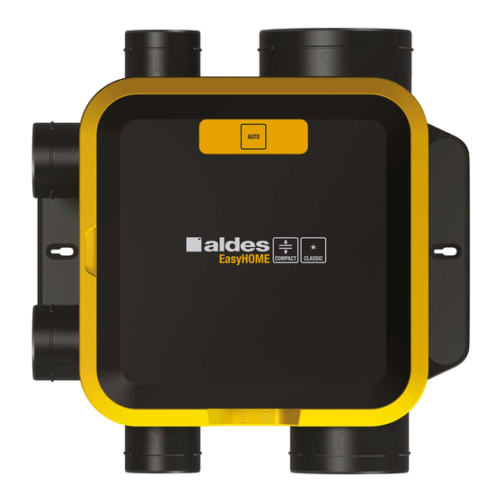 aldes EasyHOME Auto Compact CLASSIC Instrucción De Instalación Y De Mantenimiento