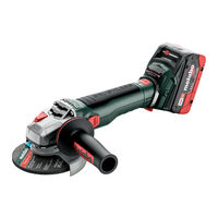 Metabo WB 18 LT BL 11-125 Quick Manual Original