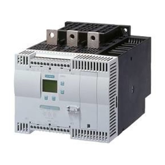 Siemens 3RW44 Manual De Producto