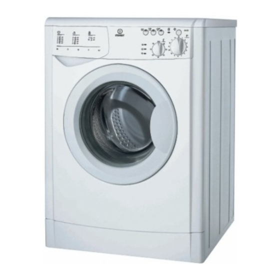 Indesit WIA 82 Manuales