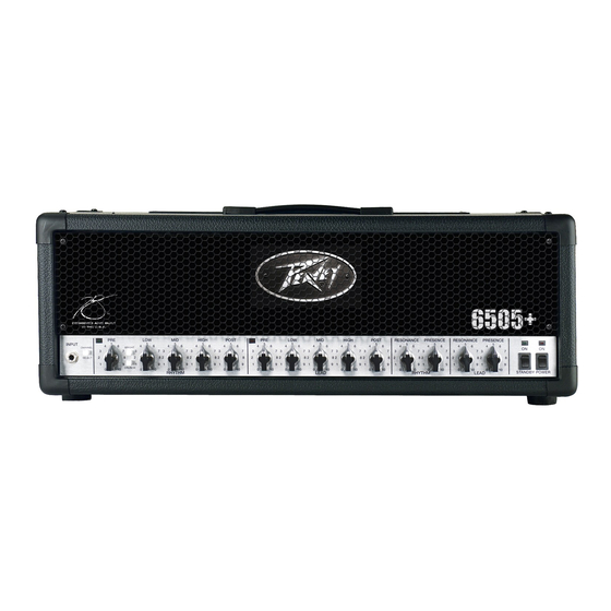 Peavey 6505+ Manual Del Operador