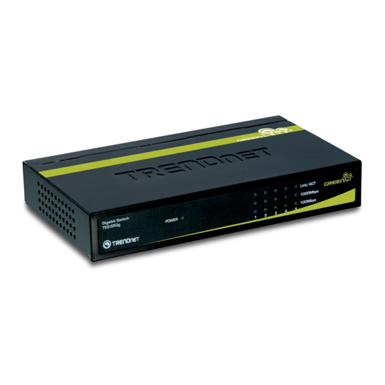 TRENDnet TEG-S50g Guía De Instalación Rápida