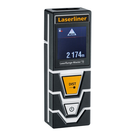 LaserLiner LaserRange-Master T2 Manual De Instrucciones