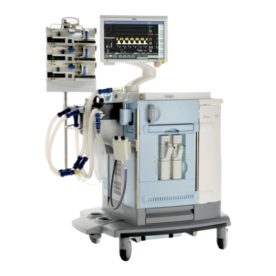Dräger Zeus Infinity Empowered Instrucciones De Uso