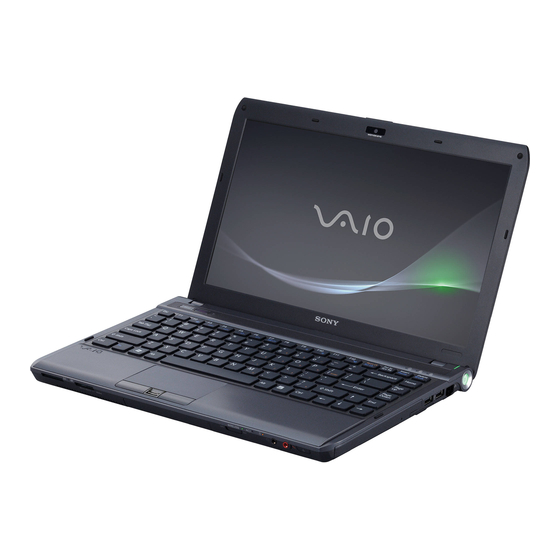 Sony Vaio VPCS13 Serie Guia Del Usuario