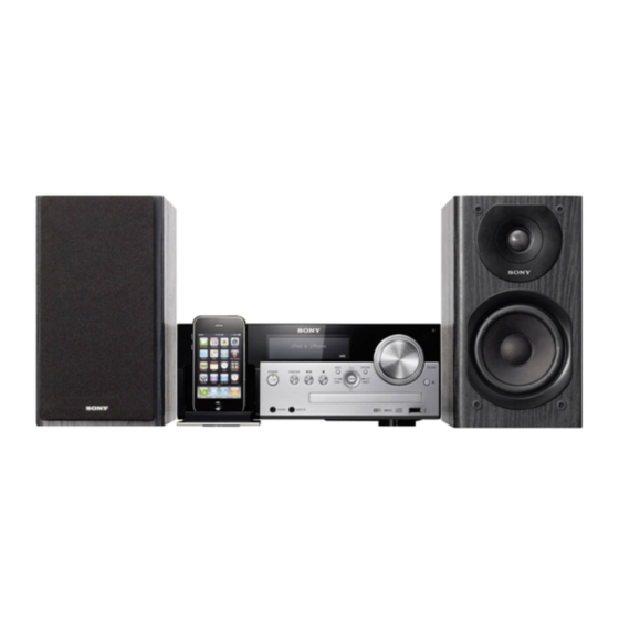 Sony CMT-MX700Ni Guía De Configuración Rápida