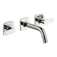 Hansgrohe AXOR Citterio M 34315000 Instrucciones De Montaje