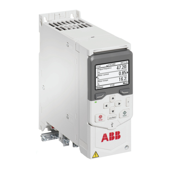 ABB ACS480 Guía Rápida