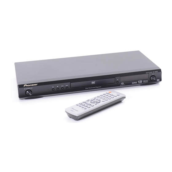 Pioneer DV-585A-S Manual De Instrucciones