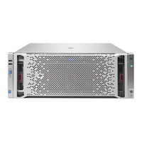 HP E ProLiant DL580 Gen9 Guía De Usuario