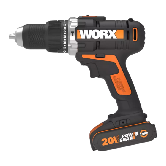 Worx WX372 Manuales