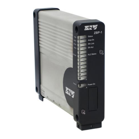 ZIV ZBP-1 Manual De Usuario
