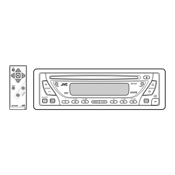 JVC KD-S31 Manual De Instalación/Conexion