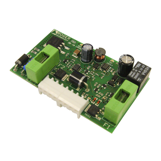 Roger Technology B71/BCHP Instrucciones Y Advertencias Para El Instalador