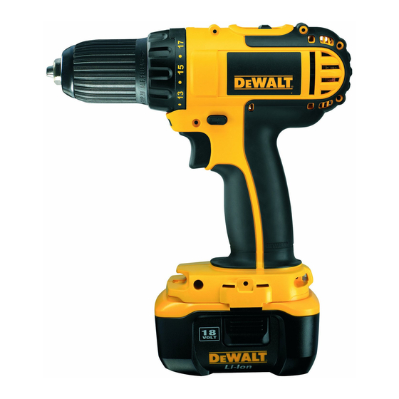 DeWalt DC722KL Manuales