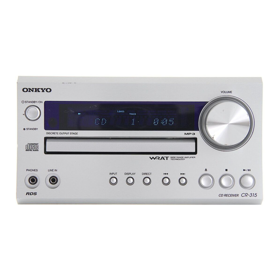 Onkyo CR-515 Manual De Instrucciones