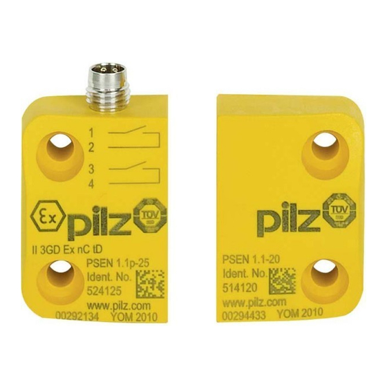Pilz PSEN 1.1p-25 Manual De Instrucciones