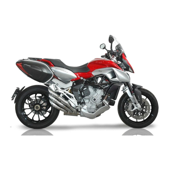 MV Agusta STRADALE 800 Manual De Usuario