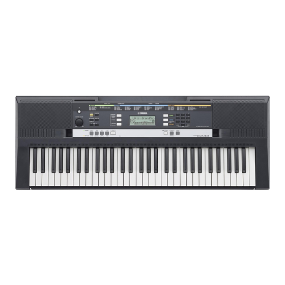 Yamaha PSR-E243 Manuales