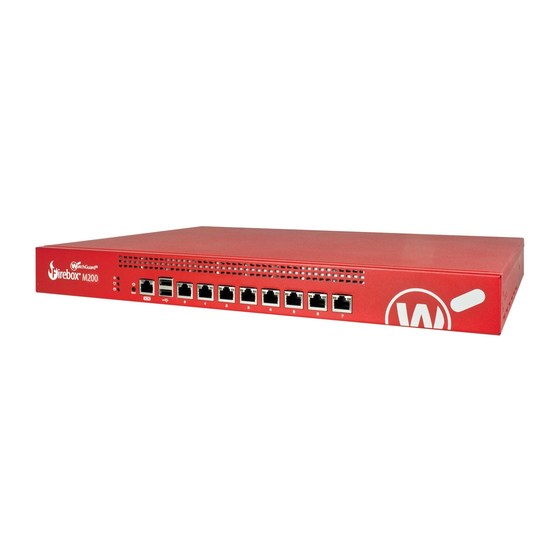 Watchguard Firebox M200 Manuales