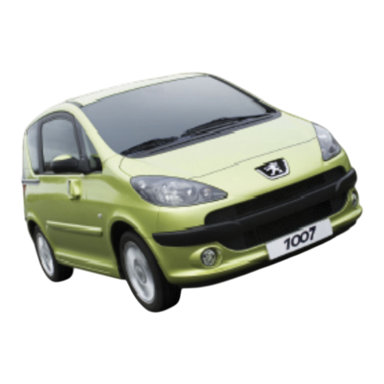 PEUGEOT 1007 2008 Manual Del Usuario