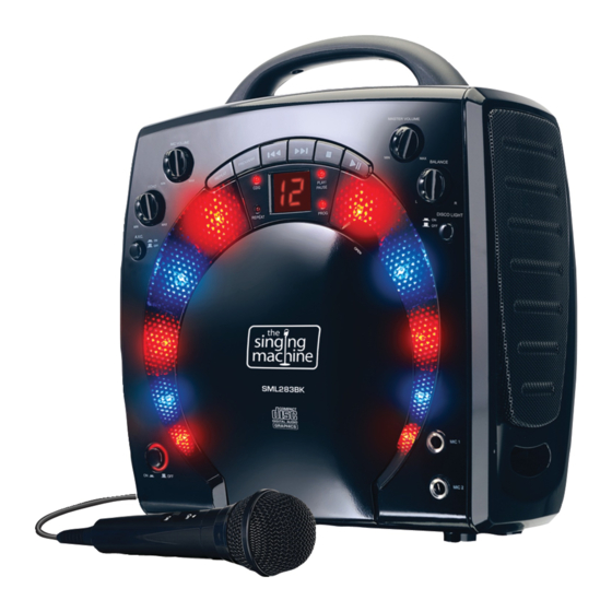 Singing Machine SML283BK Manual De Instrucciones