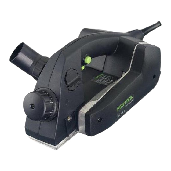 Festool EHL 65 E Instrucciones De Servicio