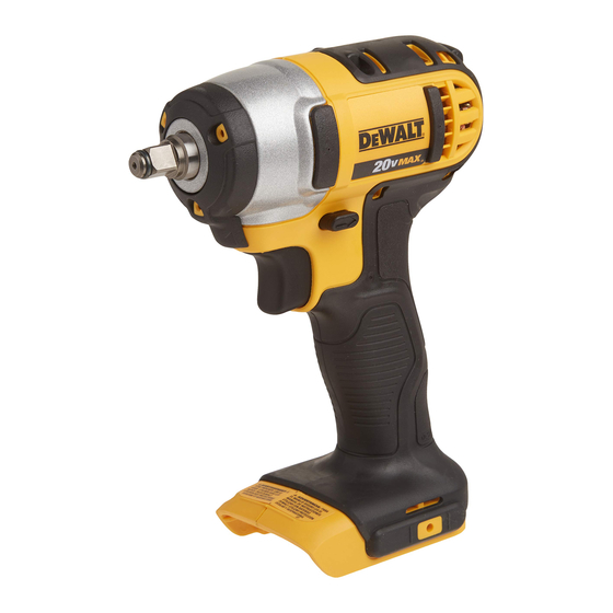 DeWalt DCF883 Manual De Instrucciones