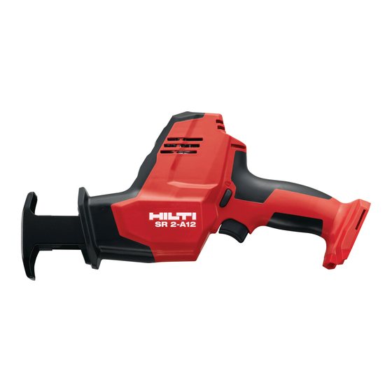 Hilti SR 2-A12 Manual Del Usuario