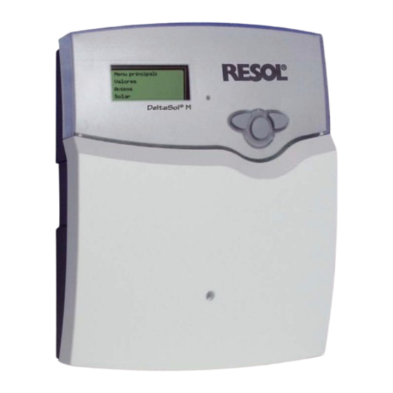 Resol DeltaSol M Manual De Instrucciones