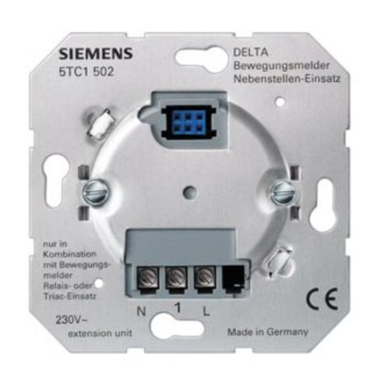 Siemens DELTA i-system Guia De Inicio Rapido