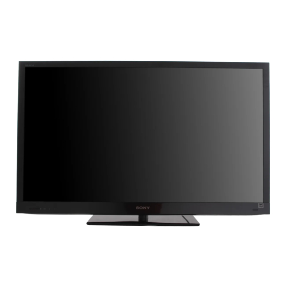 Sony Bravia KDL-55EX72 Serie Manuales