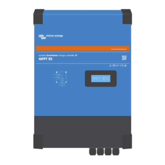 Victron energy SmartSolar MPPT RS 450 100 Manual De Instrucciones