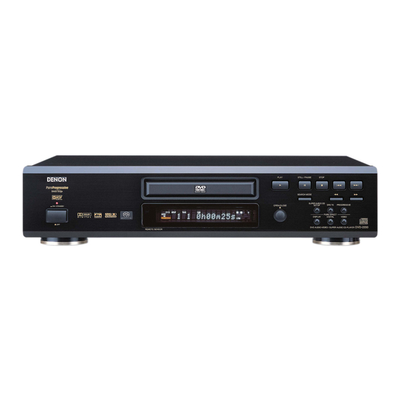 Denon DVD-2200 Instrucciones De Operación