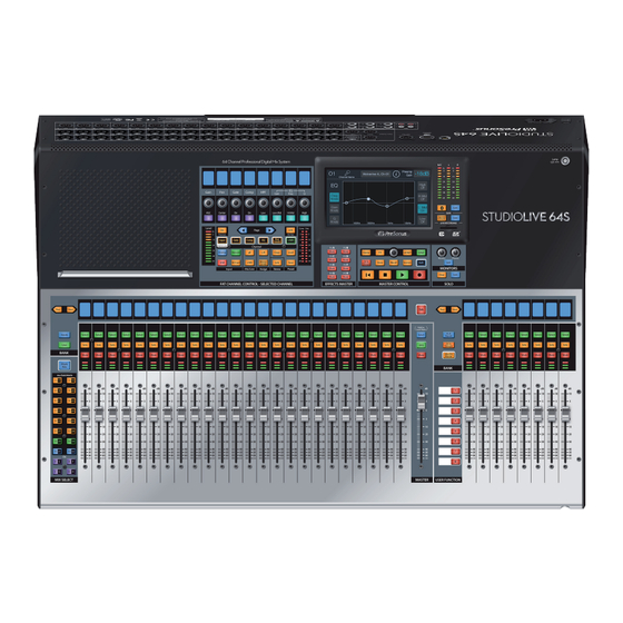 PRESONUS STUDIOLIVE III Serie Manual Del Usuario